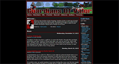 Desktop Screenshot of guardiansofvalor.com